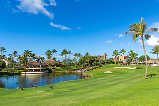 ハワイのゴルフ場風景